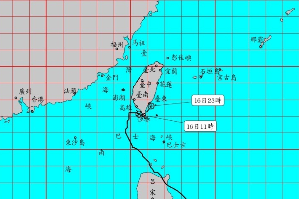 氣象署在今天上午11點半解除天兔颱風警報。（取自氣象署）