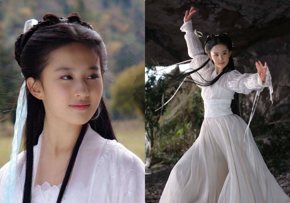 中國女星劉亦菲《神鵰俠侶》飾演小龍女