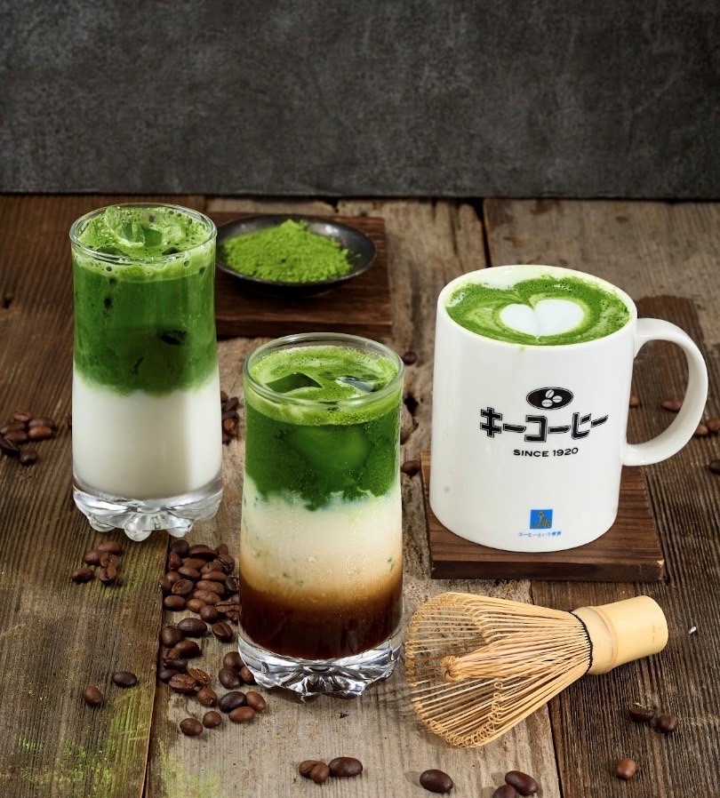 108抹茶茶廊 ╳ KEY COFFEE 強強聯手推出 3 款「咖啡抹茶系列」飲品與甜點