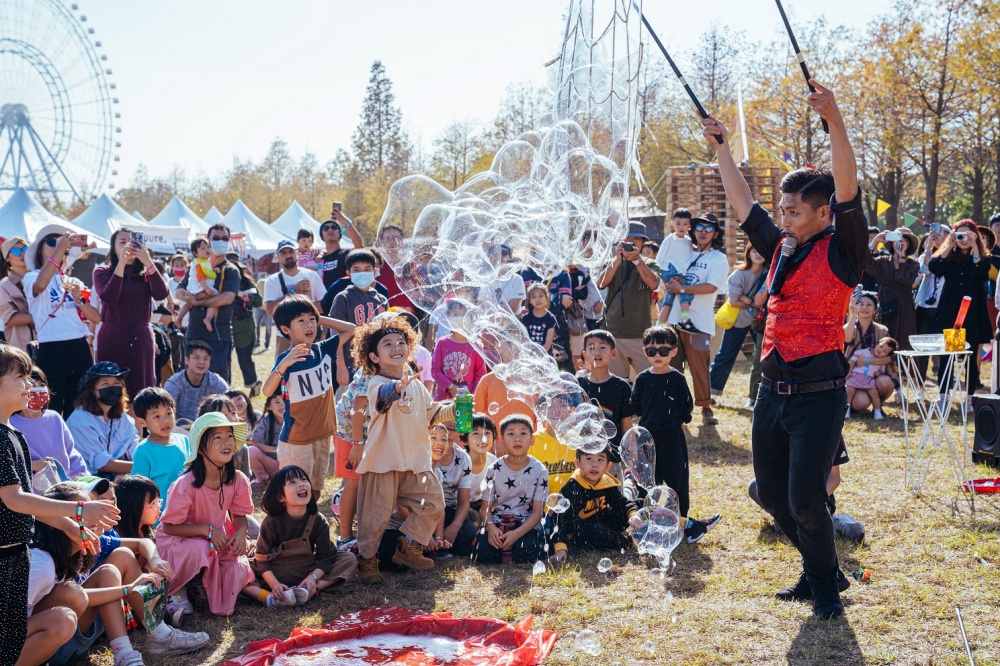 露營活動泡泡派對