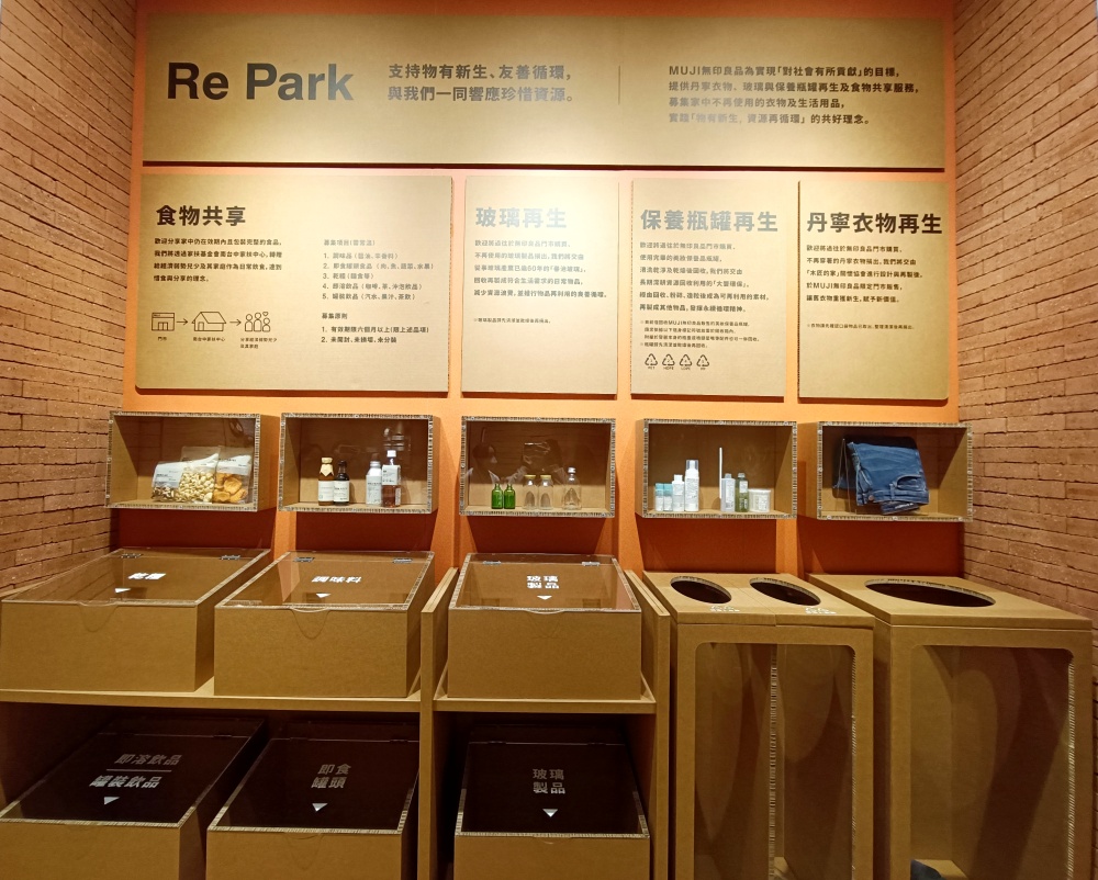 MUJI Re Park 服務