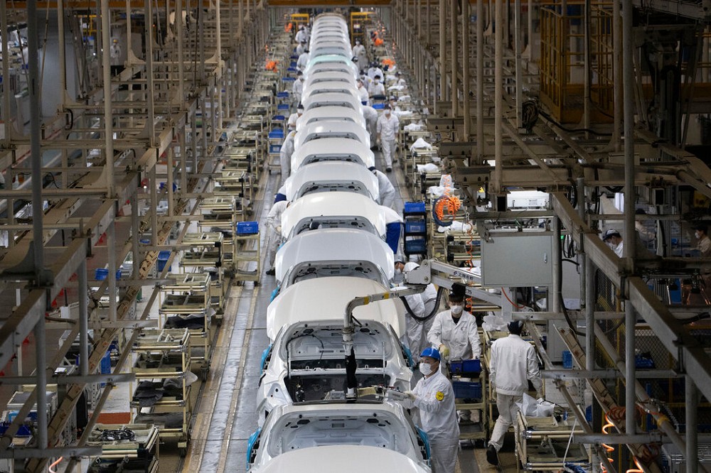 本田汽車在武漢的生產線